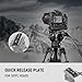 Neewer 501PL Tripod Fluid Head Quick Release Plate, Camera Mounting Plate with 1/4