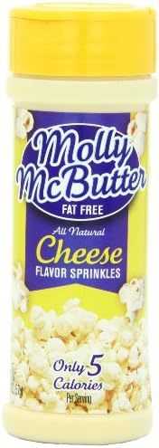 Molly McButter Fat Free Sprinkles, Cheese Flavor, 2 Ounce (Pack of 12)