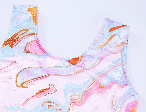 Image of Domusgo Toddler Leotard Gymnastics Long Sleeve, Sparkly Tumbling Dance Leotards for Baby Girls Kids Teens 2-14 Years