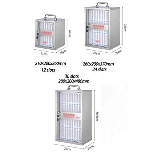 Caja para 36 teléfonos transparente ideal para espacios públicos 4