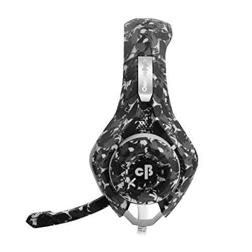 Image of Cosmic Byte GS410 Headphones with Mic and for PS5, PS4, Xbox One, Laptop, PC, iPhone GS430 Gaming Wired Over Ear Headphone, 7 Color RGB LED and Microphone for PC