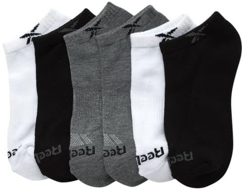 Chaussettes Reebok Boys avec amorti confortable coupe basse lot de 6