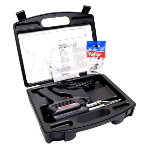 Weller 260 Watt & 200W Professional Soldering Gun Kit with Three Tips and Solder in Carrying Case | D550PK Cover
