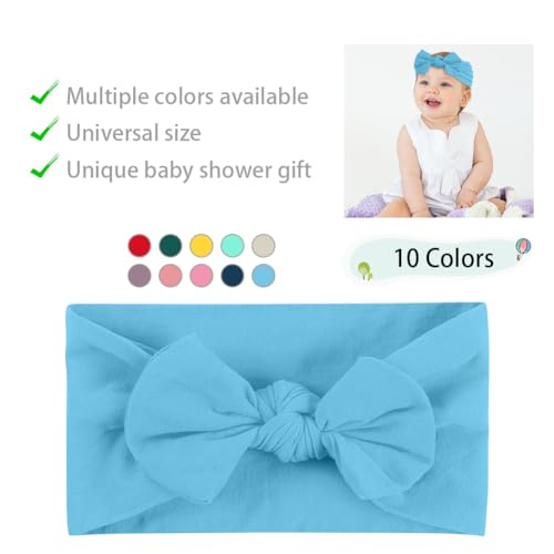 Aolso Baby Girl Headbands, 10pcs Baby Headbands Hair Bands, Newborn Headbands Baby Girl Bows, Toddler Hairbands and Bows Child Hair Accessories - Image 4