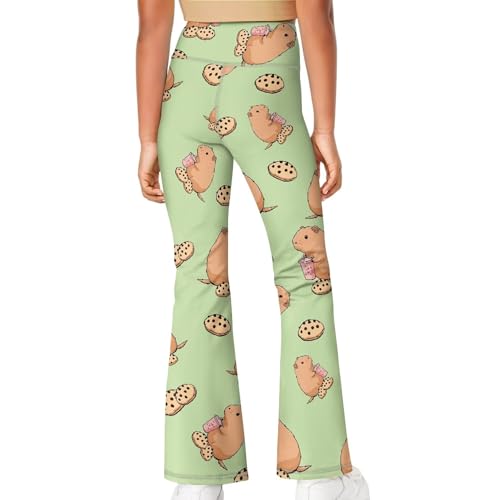 Girls Athletic Flare Yoga Pants Summer Casual Soft Comfy Bell Bottom Leggings Fall Stretchy High Waist Leggings4