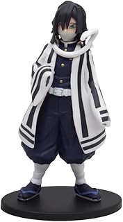 PVC “Demon Slayer” Figures, Cartoon Anime Kamado Tanjirou/Hashibira Inosuke/Tsuyuri Kanawo/Rengoku Kyoujurou/Tengen/Muichirou/Mitsuri/Obanai/Sanemi Toy Doll Ornament (Iguro Obanai)