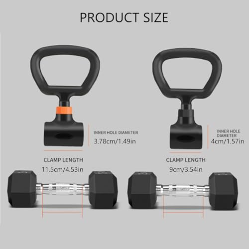 Poignée de fixation pour haltère vers kettlebell : ergonomie et compacité - 4