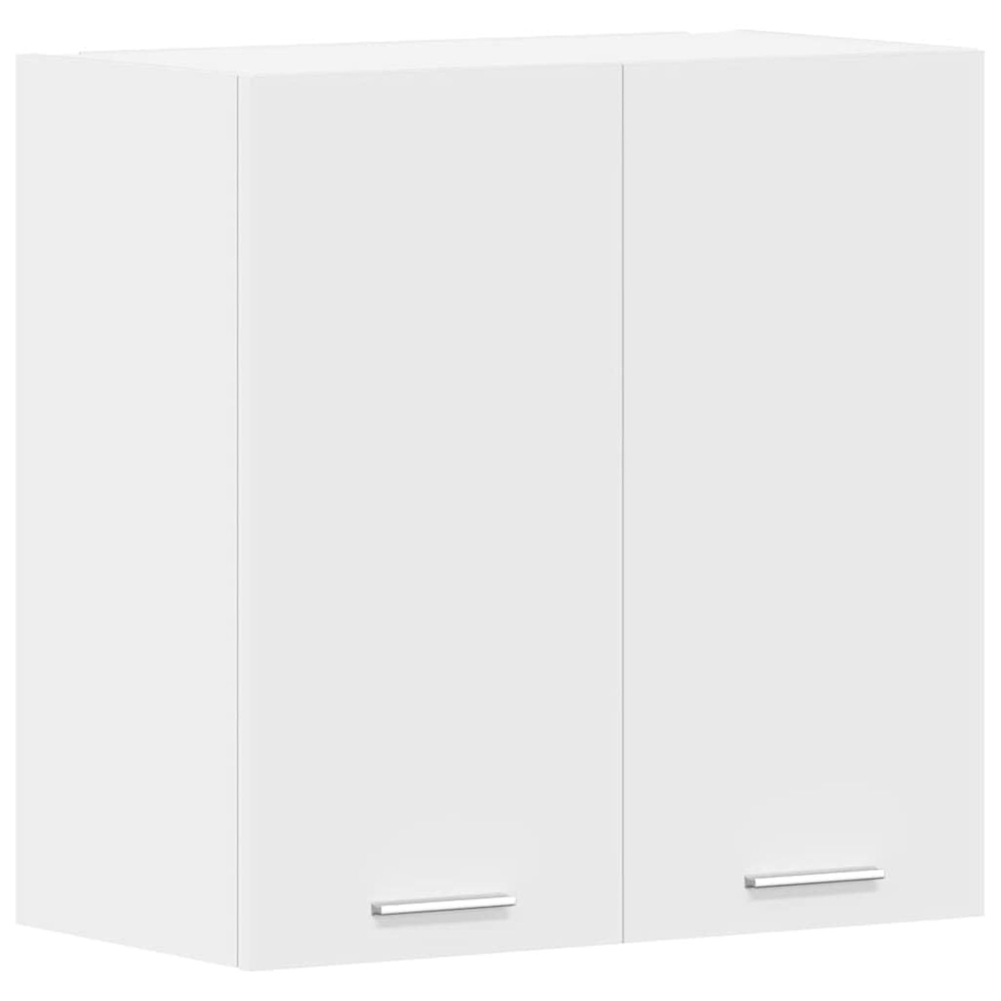 vidaXL Hanging Cabinet Lyon Collection, Engineered Wood, White, 60x31x60 cm, Wall-Mounted Storage Unit, Bathroom & Kitchen Cabinet, Maximum Load 60 kg, Wall Shelf Storage — image 1