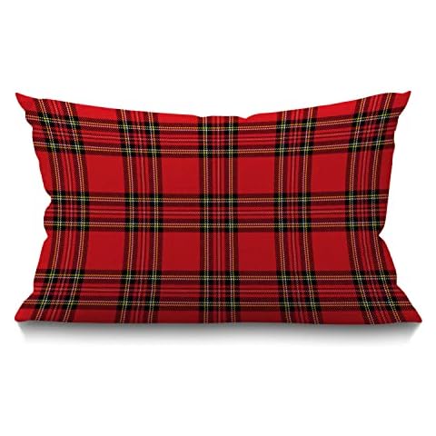 Housse de coussin BGBDEIA écossaise Cover