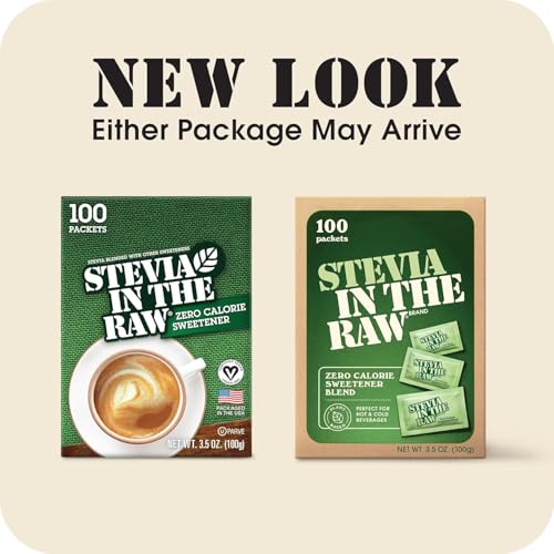 Image of STEVIA IN THE RAW, Zero Calorie Sweetener Packets 100 Count Box (12 Pack)
