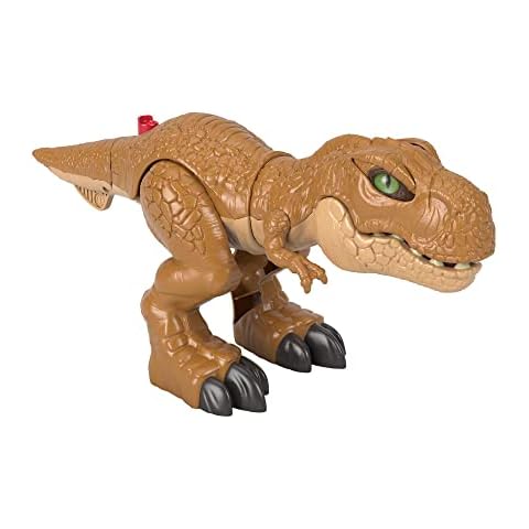 ​Fisher-Price Imaginext Jurassic World Thrashin Action T Rex dinosaur figure for preschool kids ages 3 to 8 years Cover