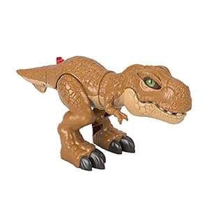 Imaginext Jurassic World Tiranosaurio Rex – Figura de Superacción – Con Movimiento – Regalo para Niños de 3-8 Años