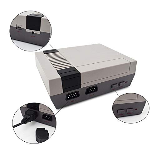 JHKGY Console per Giochi Classici, Retro Mini Console NES, 620 Console di Videogiochi retrò Mini NES Classic Games (Cavo di Uscita AV), Due Maniglie di Comando, Portarti Felici Ricordi D'infanzia