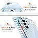 ivoler 3-in-1 Case for Samsung Galaxy S26 6.3” with 2 Pack Tempered Glass Screen Protector[Full Coverage], [Military Grade Protection] Slim Phone Bumper Cover Clear [Non-Yellowing]