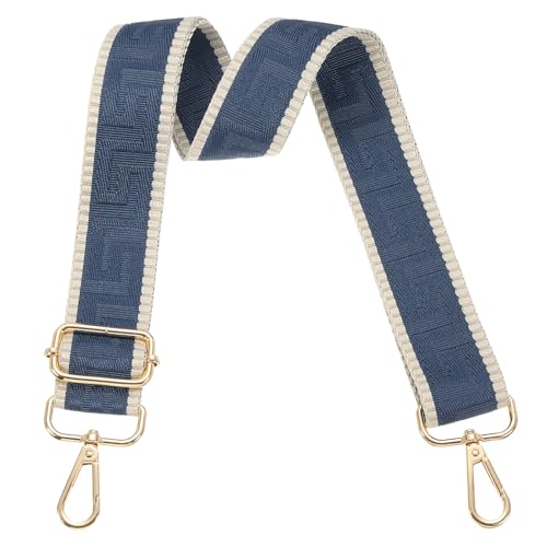 Image of PATIKIL Purse Strap, Adjustable Crossbody Bag Straps Wide Shoulder Strap Universal Replacement Shoulder Bag Belt for Women's Handbags Canvas Satchels Bag Backpack, Dark Blue