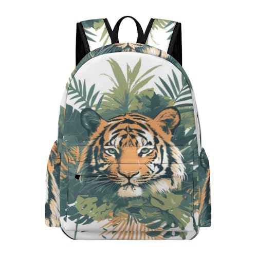 Sac à dos motif tigre contre le désordre des affaires d'école