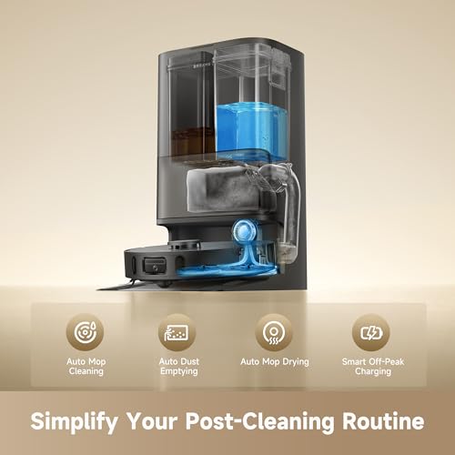 Image of DREAME D30 Ultra CE Robot Vacuum and Mop with Auto Dust Emptying, 25,000Pa Suction, 0.41in Mop Lifting, Multifunctional Base Station, Mop Self-Washing, Smart Obstacle Avoidance, Black