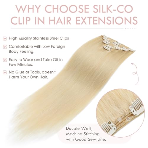 Silk-co Extension Clip Capelli Veri #613 Biondo