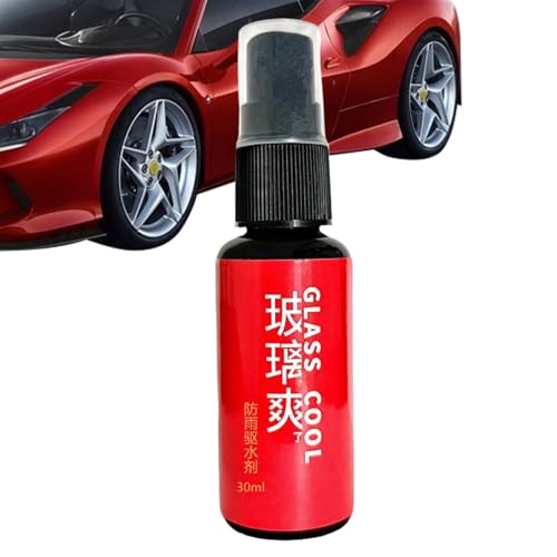 Spray anti-buée anti-pluie, agent anti-pluie pour voiture,Agent de revêtement de film en spray pour pare-brise 30 ml - Élimination efficace de l'eau de pulvérisation de pare-brise, liquide de Film de