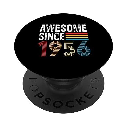Impresionante Desde 1956 Cumpleaños 1956 Vintage 1956 Año PopSockets PopGrip Intercambiable