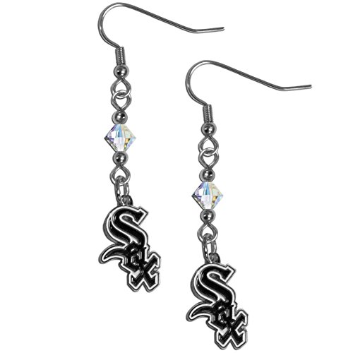 MLB Chicago White Sox Crystal Dangle Earrings