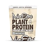 MAX EFFORT Plant Protein Powder, 17 G Pea Protein, Plant Based, Gluten Free, Low Carb, Protein Shake or Smoothie Mix, Meal Replacement, No Whey, No Sugar Substitutes, Vanilla Cinnamon, 20 Srvg