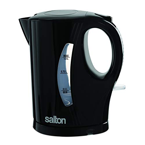 Salton Cordless Electric Kettle, 1 Litre, Black