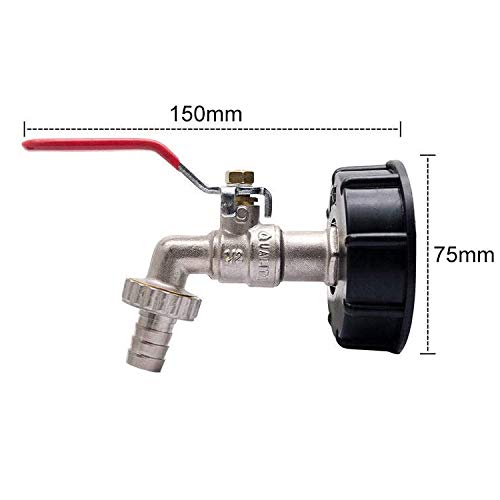 Amazon | KAYIMAS IBCアダプター、1000リットルIBCタンクアダプター