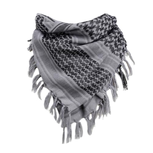 Bufanda árabe de algodón unisex para cuello táctica y transpirable