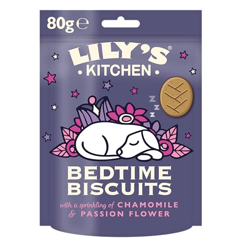 Lily's Kitchen Natürliche Leckerchen für Hunde. Gute-Nacht-Biskuits mit Kamillenblüten (8 x 80g)