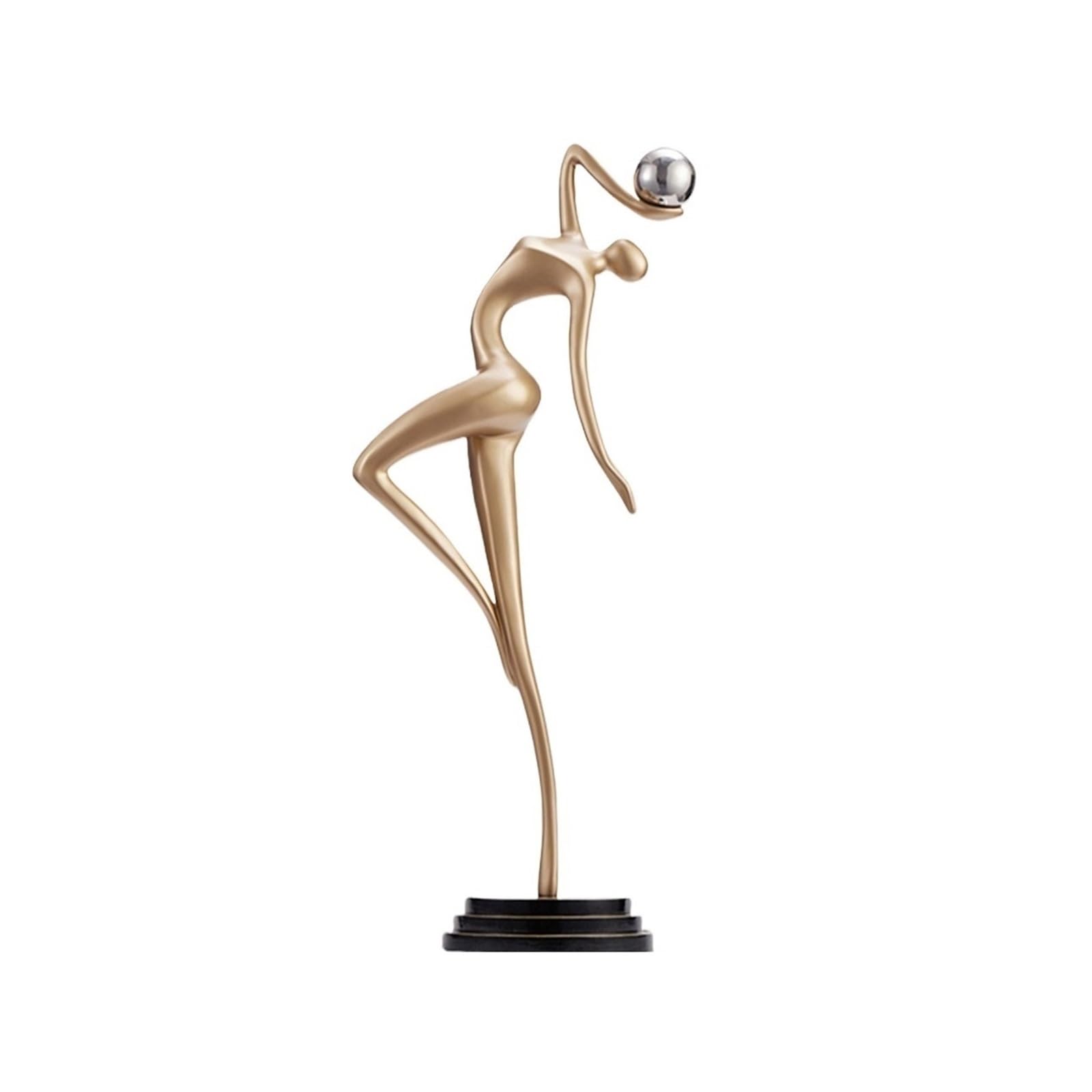 Room Decor, Living Room Entrance Hall Decorative Ornaments,Indoor Floor-standing Abstract Art Figure Sculptures