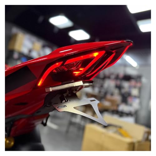 Support de plaque d'immatriculation moto rigide anti-vibrations Panigale - 4