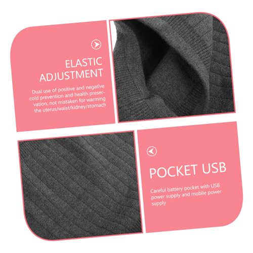 Faja doble para cintura, térmica y transpirable para invierno miniatura 7