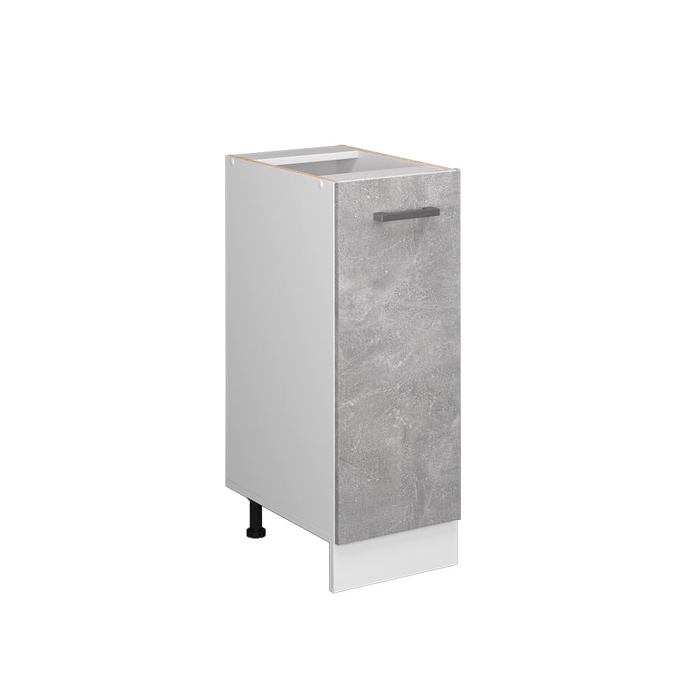 Vicco Pharmacy cabinet Raul, Concrete, 30 cm without worktop, for flexible combination within modular kitchen systems โ image 1