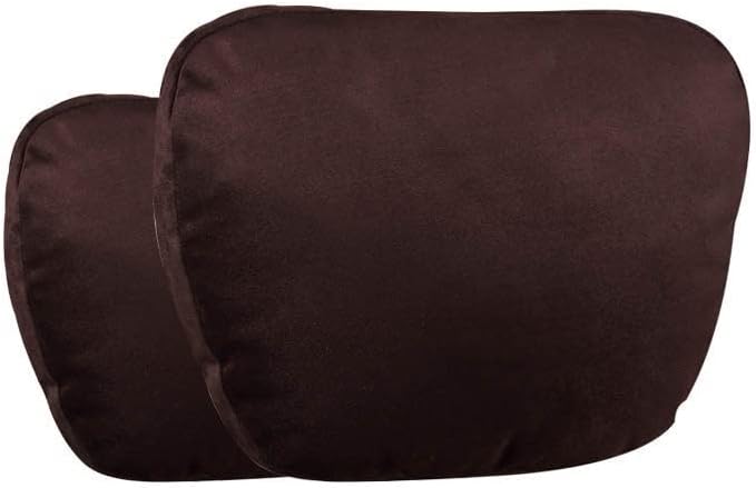 M Car Headrest Seat Neck Pillow Traveling Neck Support Cushion Accessories Y (Color : 2Pcs Coffee)