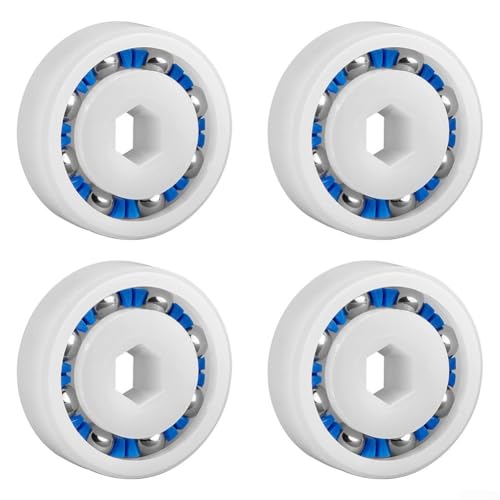 Paquete de 48 rodamientos de motor y rueda para limpiador de piscinas Polaris compatibles con modelos deportivos 360 380 3900 (4 piezas)