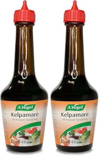 A.Vogel Kelpamare | Salsa de Soja con Vegetales y Alga Kelp | Condimento Natural Suizo | Ingredientes Frescos y Orgánicos | Para Ensaladas, Sopas y Guisos | 85 ml (Paquete de 2)