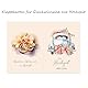 Hochzeitskarte mit Auto - A6 Klappkarten Aquarell Karte Hochzeit - Premium Glückwunschkarte zur Hochzeit mit Umschlag