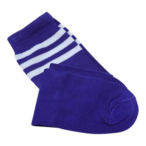 ECYC 1 Pair Blue Kids Football Sock, Children Football Socks Sports Training Soccer Socks Breathable Long Football Socks