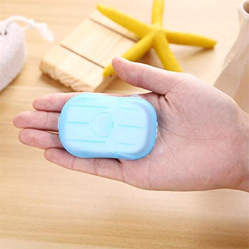 ubervia Convenient Washing Hand Wet Wipes Travel Paper Soap Scented Slice Sheets Foaming Box 2
