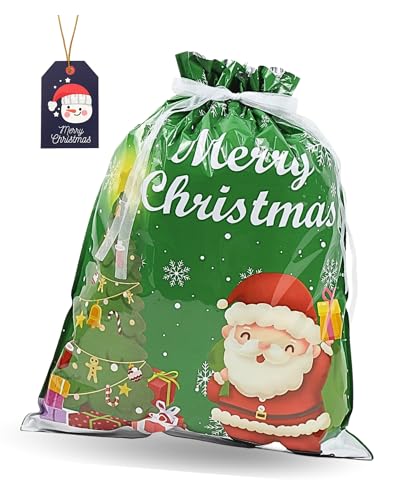 Amazon | クリスマス ラッピング 袋 【11デザイン|結ぶだけ