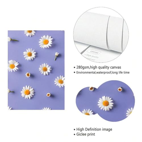 Décoration murale fleur de chrysanthème pour raviver un mur blanc - 6