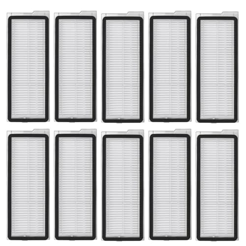 PCCPGVDMV(�����ȓX) �ɓK��Roborock Q Revo Pro SQ Maxv Plus ���{�b�g�|���@�p�����p�t�B���^�[�A�N�Z�T���[ HEPA�t�B���^�[ �t�B���^�[(10PCS Filters)