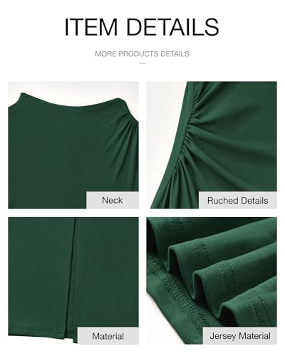 Image of BTFBM Women Bodycon Maxi Dress Long Sleeve Back Slit Ruched Elegant Party Cocktail Formal Fall Wedding Guest Dresses