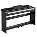 LAGRIMA 88 Key Digital Piano, Portable Electric Keyboard Piano for Beginner/Adults W/Music Stand+Power Adapter+3-Pedal Board+Instruction Book+Headphone Jack(Black Only Piano)