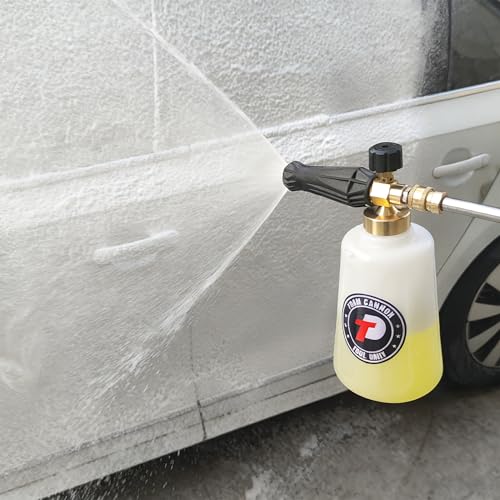 Tool Daily Pressure Washer Foam Cannon for Car Wash, Snow Foam Lance, Additional Orifice Nozzle 1.1mm, 1/4 Inch Quick Connect