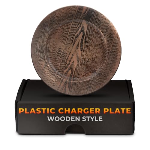 Plastic Chargers for Dinner Plates Set of...