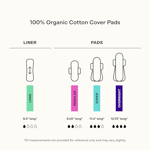 Image of Honey Pot - Calming Herbal Regular Sanitary Pads for Women - 100% Organic Cotton Top Sheet - Feminine Care - Non Cooling - Calming Herbs of Lavender, Ashwagandha, & Lemon Balm - 20ct