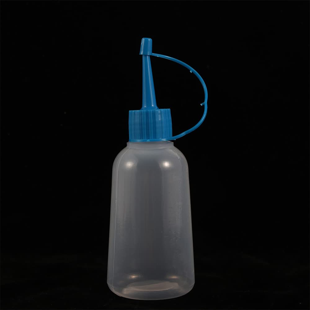 Sauces Bottle Plastic Multi Purpose Kitchen Gadget for Glue Honey Storage with Cap Hotel Home Sauces Container(blue)
