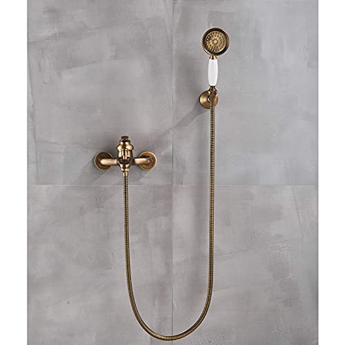 Ensemble de Robinet de Douche en Laiton Massif pour Baignoire Design